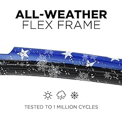 ClixWipers 22" + 18" (Set of 2) Stars All Weather