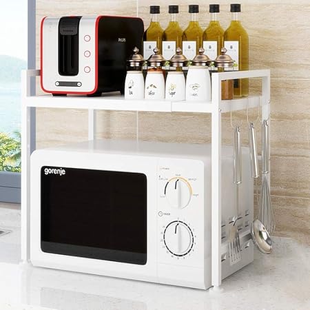 ZPEM Soporte para Microondas Estanteria Organizador Horno Estante ...