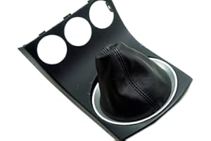 Autoguru Manual Shift Boot Synthetic Leather Black Made for Nissan 350Z 03-08
