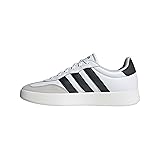 adidas Men's Barreda Sneaker, White/Black/Grey, 10