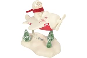 Department 56 Snowbabies Christmas Memories Santa I'm on My Way Figurine, 5.2 Inch, Multicolor