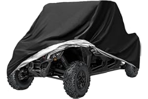 Szblnsm UTV Cover, 420D Waterproof Heavy Duty Rip-Stop Oxford Material for Polaris Suzuki Kawasaki Can Am Maverick Arctic Cat Textron 4-6 Passenger