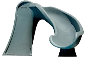 S.R. Smith 698-209-58124 Cyclone Right Curve Pool Slide, Gray Granite