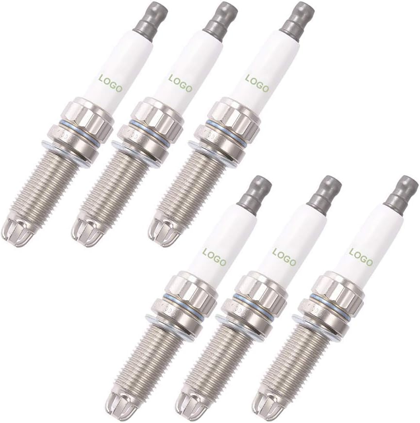 Spark Plugs ZGR6STE2 For BMW E60 E90 E92 E93 135i 335i 335xi 535i 535xi 740i 740li X6 Z4 (6-Pack)