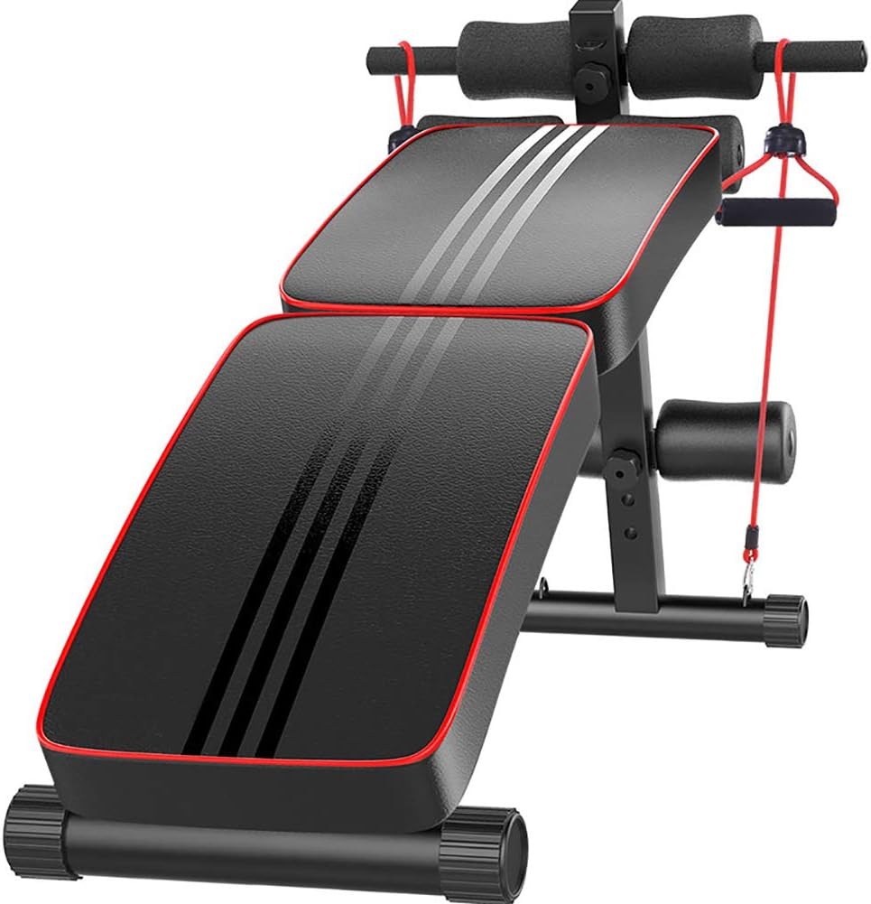 Home Foldable Decline Sit up Bench, Adjustable Sit Up
