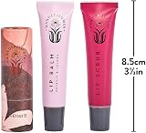 Wanderflower Lip Care Set Rosehip Jojoba Scrub Balm Tint Cruelty Free Vegan view 5