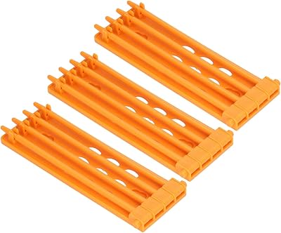 Atyhao Support Frame Leg Holder 3 Pieces Save Space 4 Columns Farm Yellow