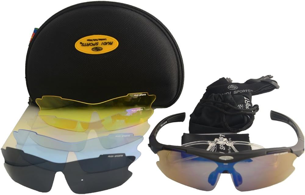 THG Polarised Outdoor Sport Gents Men Wrap Around Goggles Sun Glasses 5