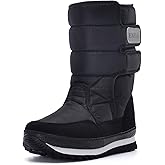 DADAWEN Women's Waterproof Frosty Snow Boot