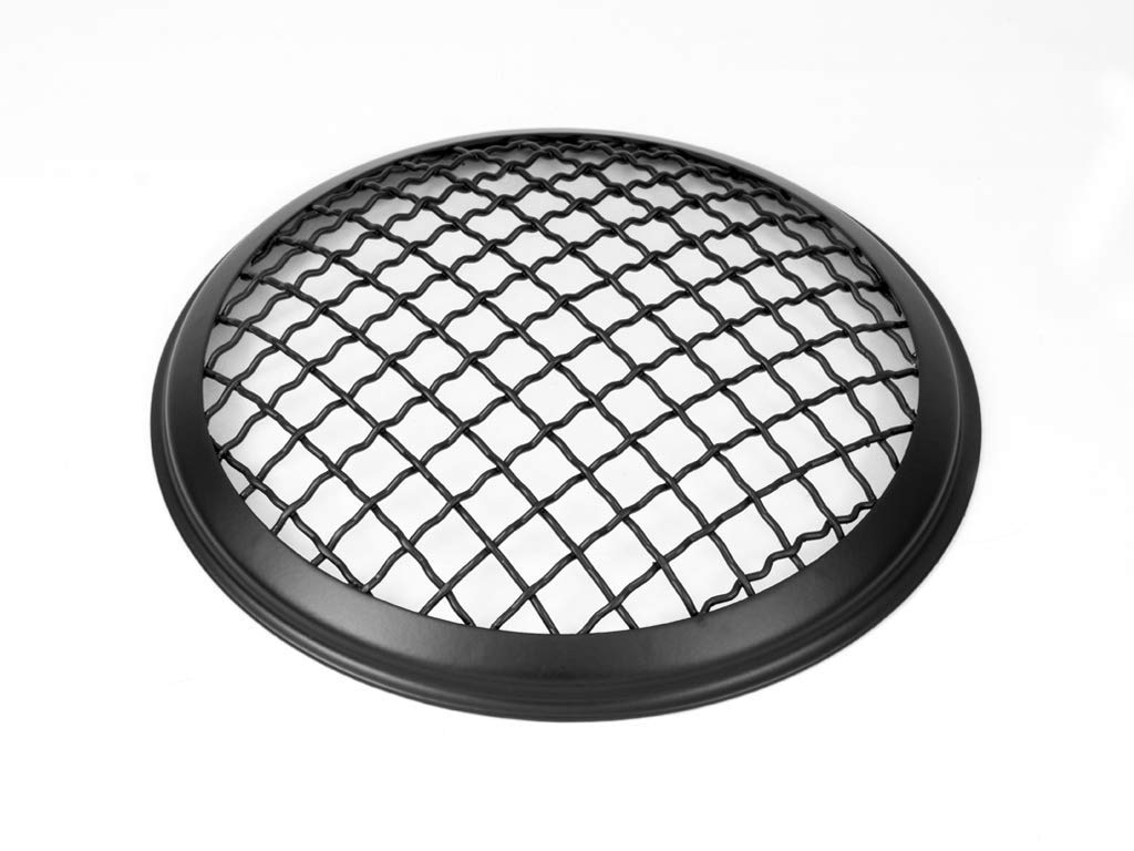 Alchemy Parts 5.75" INCH Guard Metal Headlight Cover for Scrambler Brat Motorbike Motorcycle Lights (Black Mesh Cover)
