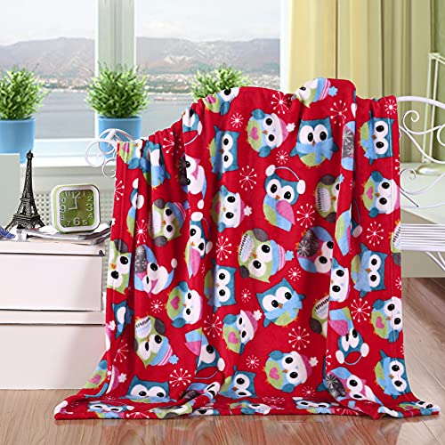 Elegant Comfort Luxury Velvet Super Soft Christmas Prints Fleece Blanket-Holida…