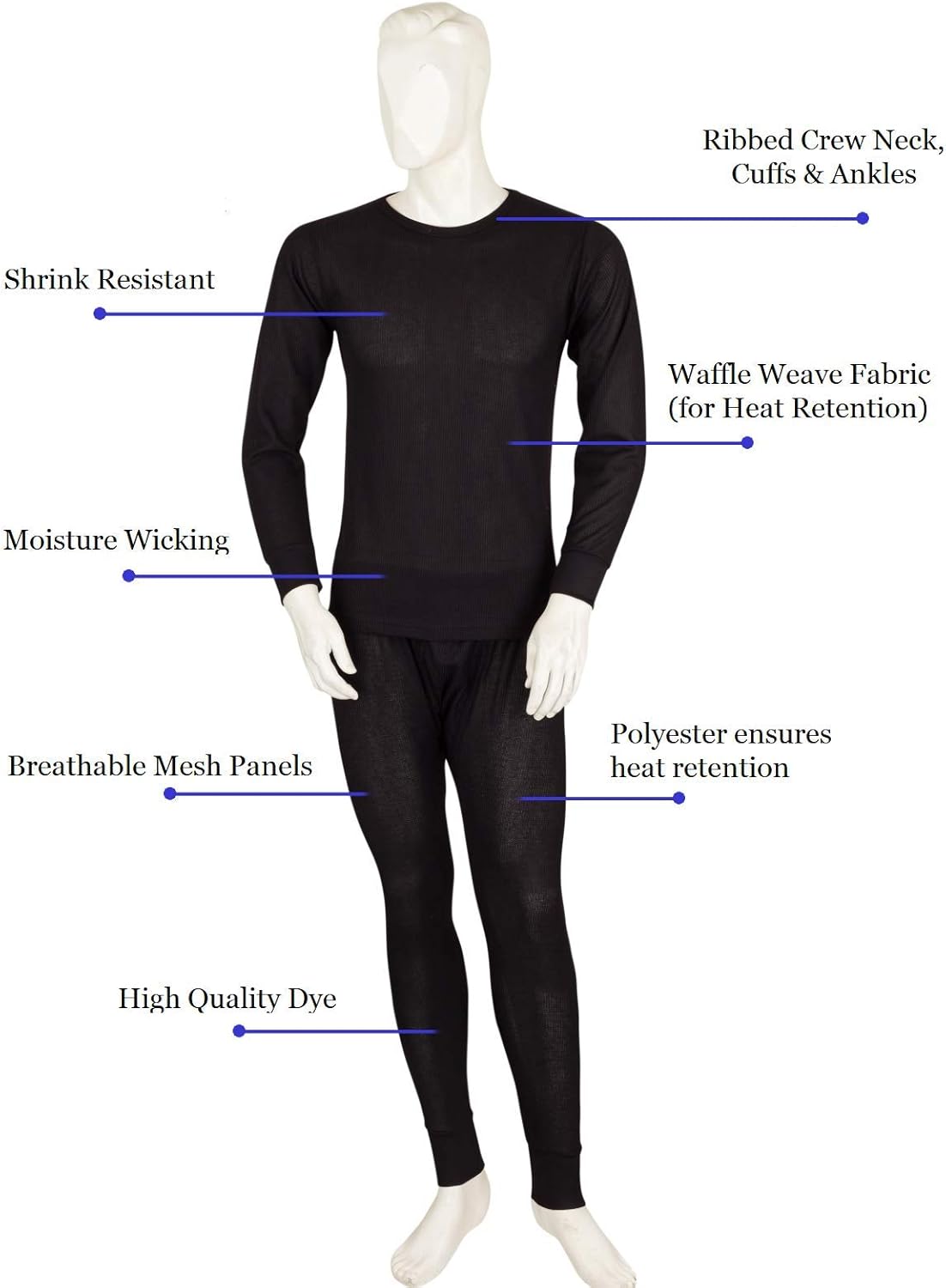 Polyester thermal underwear Clearance