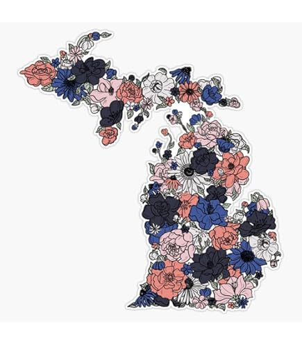 Michigan Vinyl Bumper Sticker Decal - Waterproof, 5 Inches, Outdoor Durable - View #6
