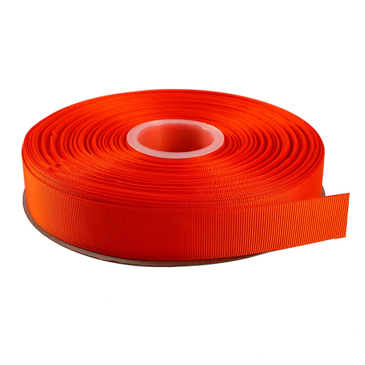 ITIsparkle 25mm Grosgrain Ribbon 45 Meters-Roll Set for Gift Wrapping Scrap Books Party Favor Hair Braids Hair Bow Baby Shower Decoration Floral Arrangement Craft Supplies, Tarrid Orange Ribbon