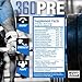 360PRE Energy Powder Fat Burner & Pre Workout Energy Supplement, Great Taste & No Side Effects! 40 Servings, Gain Muscle Fast, Lose Fat Gain Muscle For Men Or Women, Weight Lifting Supplements, 360CUT