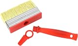 QWORK 3 Pack Paint Brush Set 30x120mm Pig Bristle Fence Deck Shed Outdoor view 2