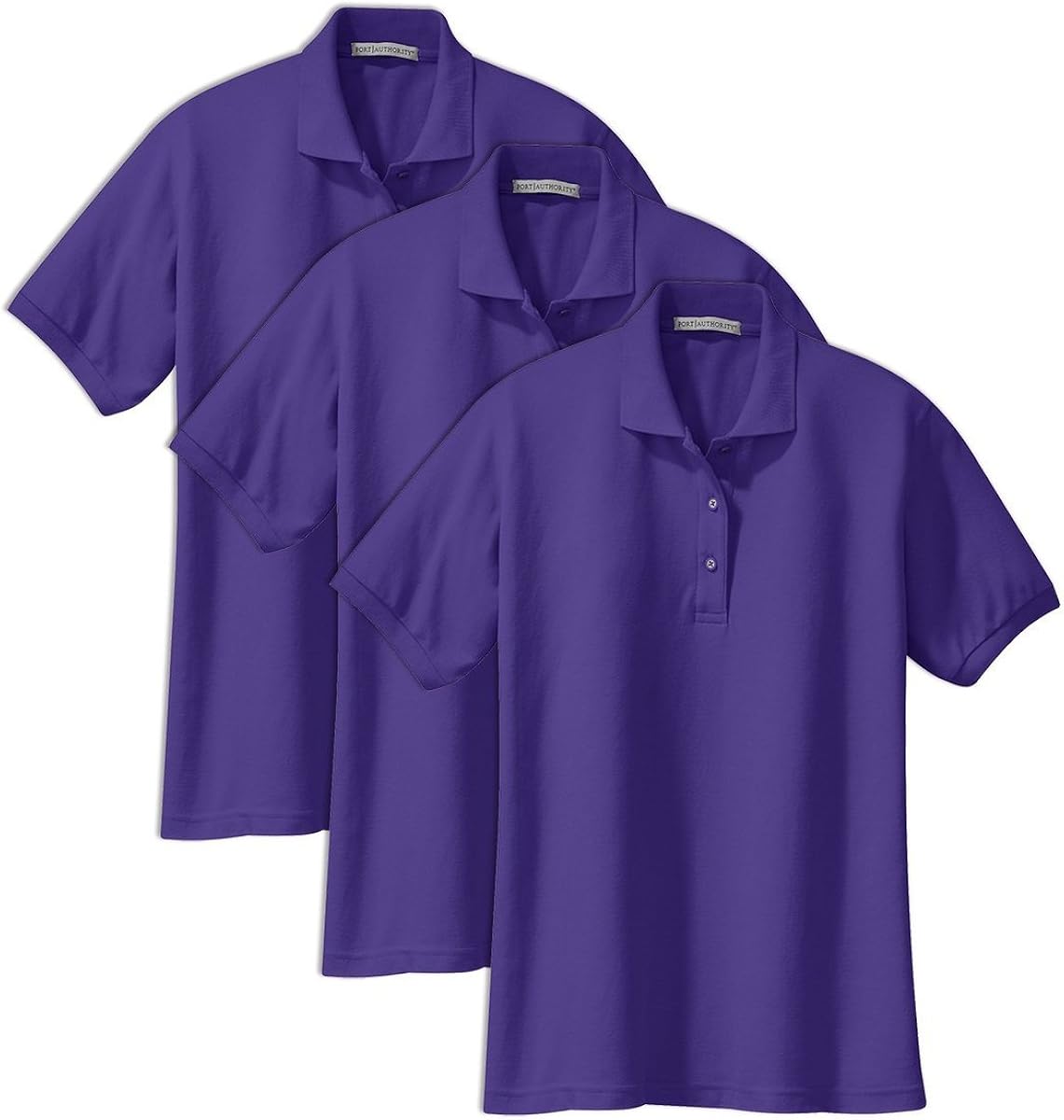 Port Authority Ladies Silk Touch Polo. L500 at  Women’s Clothing store