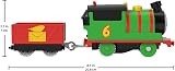 Thomas & Friends Percy Battery Powered Engine with Tender Toy Train HDY60 view 2
