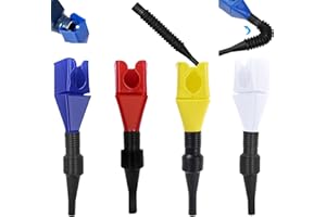 4- Pack: Oil Funnels for Automotive Use, 2025 Upgraded Universal Household Folding Buckle Funnel, Universal Wide Mouth Funnel