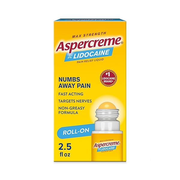 ASPERCREME ODOR FREE MAX STRENGTH LIDOCAINE PAIN RELIEF...