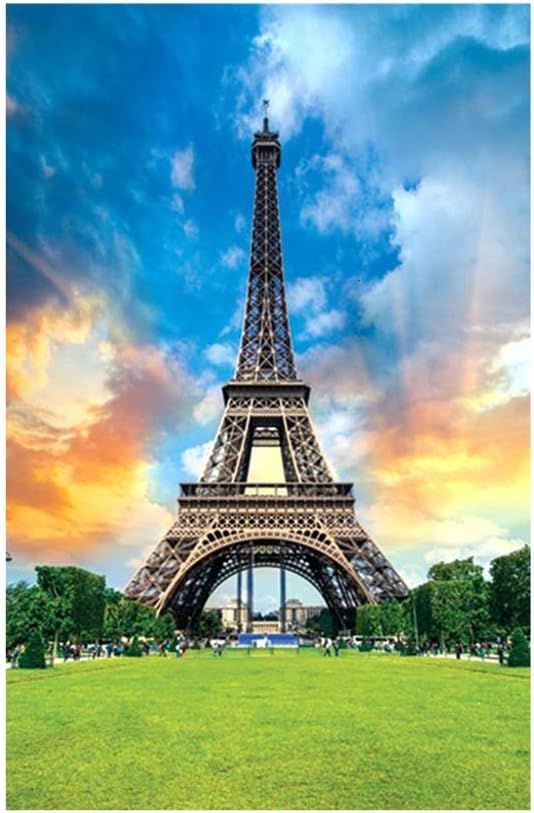 Meikosks 1000 Piece Jigsaw Puzzle Adults Puzzles Gift for Kids Famous Building - Eiffel Tower