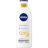NIVEA Loção Hidratante Firmador Q10 + Vitamina C 400ml, Hidratação Intensa 48h, Pele Firme e Elasticidade, Corporal, Todos os