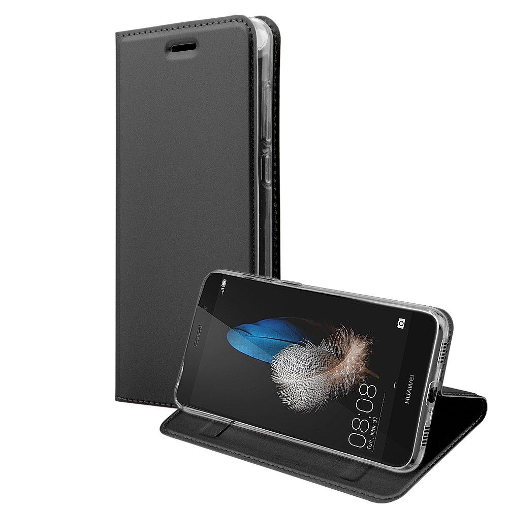 VIFLYKOO Huawei P Lite Funda Huawei P Lite Flip Cover Con Ranura