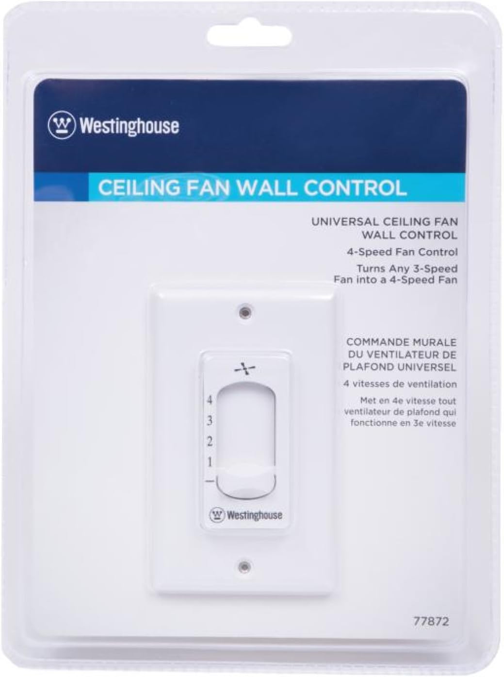 Westinghouse Lighting 7787200 Ceiling Fan Wall Control - - 