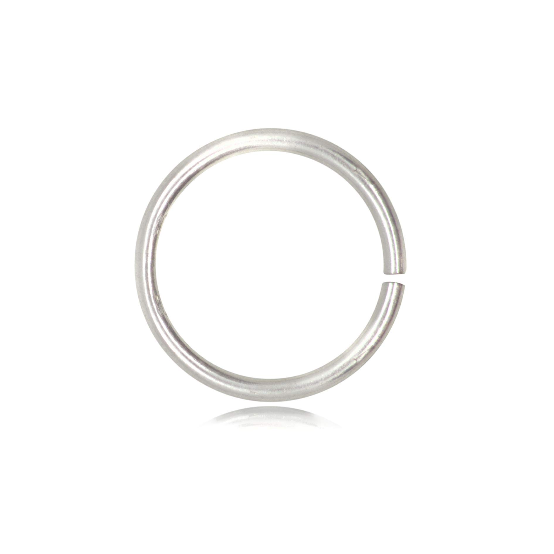 The Jewellery Store London 925 Sterling Silver 10pcs Open Jump Ring, Strong 1.5mm Thickness, nickelfree, Available in 6mm,8mm,10mm,12mm,14mm, and 16mm