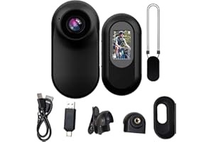 POV Pro 4k, POV Pro Camera Waterproof, 4K UHD Sports Thumb Camera with Audio, Video Recording & Night Vision for Cycling, Pet