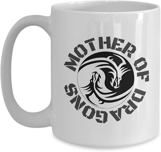 mother of dragons coffee cup