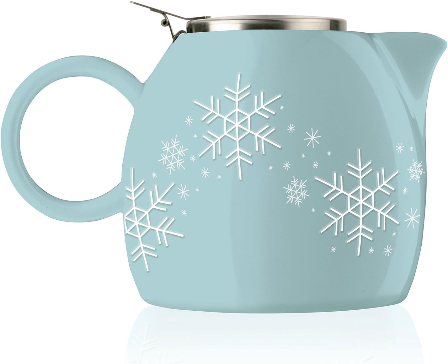 Tea Forte PUGG 24oz Ceramic Teapot with Improved Stainless