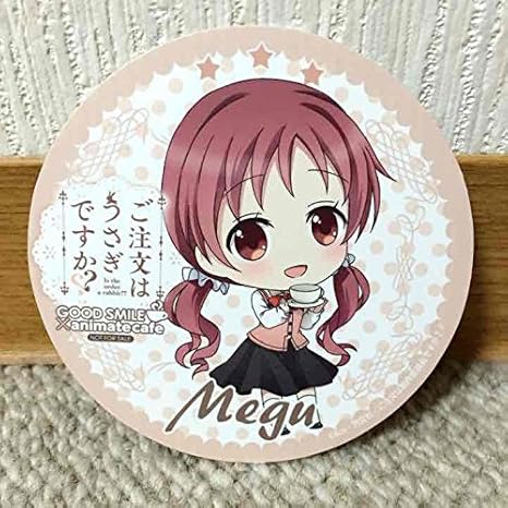Amazon メグ ごちうさカフェ コースター アニメイトカフェ ご注文はうさぎですか アニメ 萌えグッズ 通販