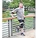 Knee Brace Compression Sleeve 1pcs 3D Nylon Knee Support Brace for Meniscus Tear, Arthritis, Pain Relief, Injury Recovery - Comfortable and Breathable Knee Sleeve for Running, Sports (Black, Large)