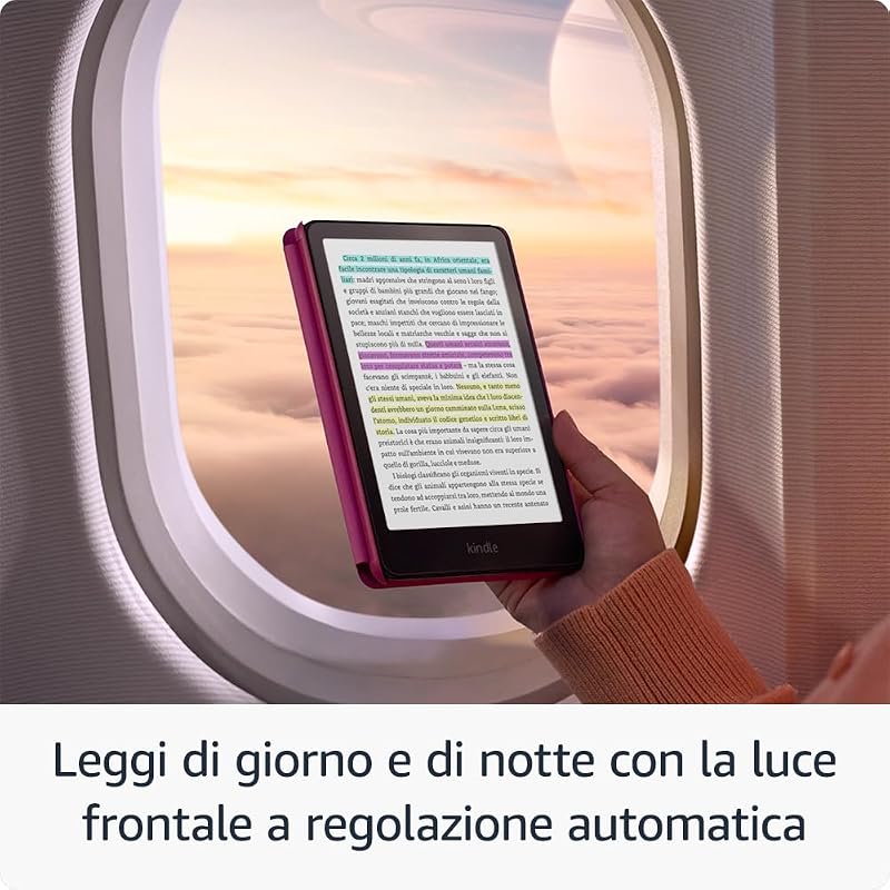 Kindle Colorsoft Signature Edition 32 GB (modello 2024), con schermo a colori, luce frontale a regolazione automatica, ricarica wireless e lunga durata della batteria (nero metallizzato)