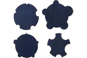 HERMIT TOOLS Pack of 4 Cabinet Scraper Card Set (4, 2Concave+2Convex)