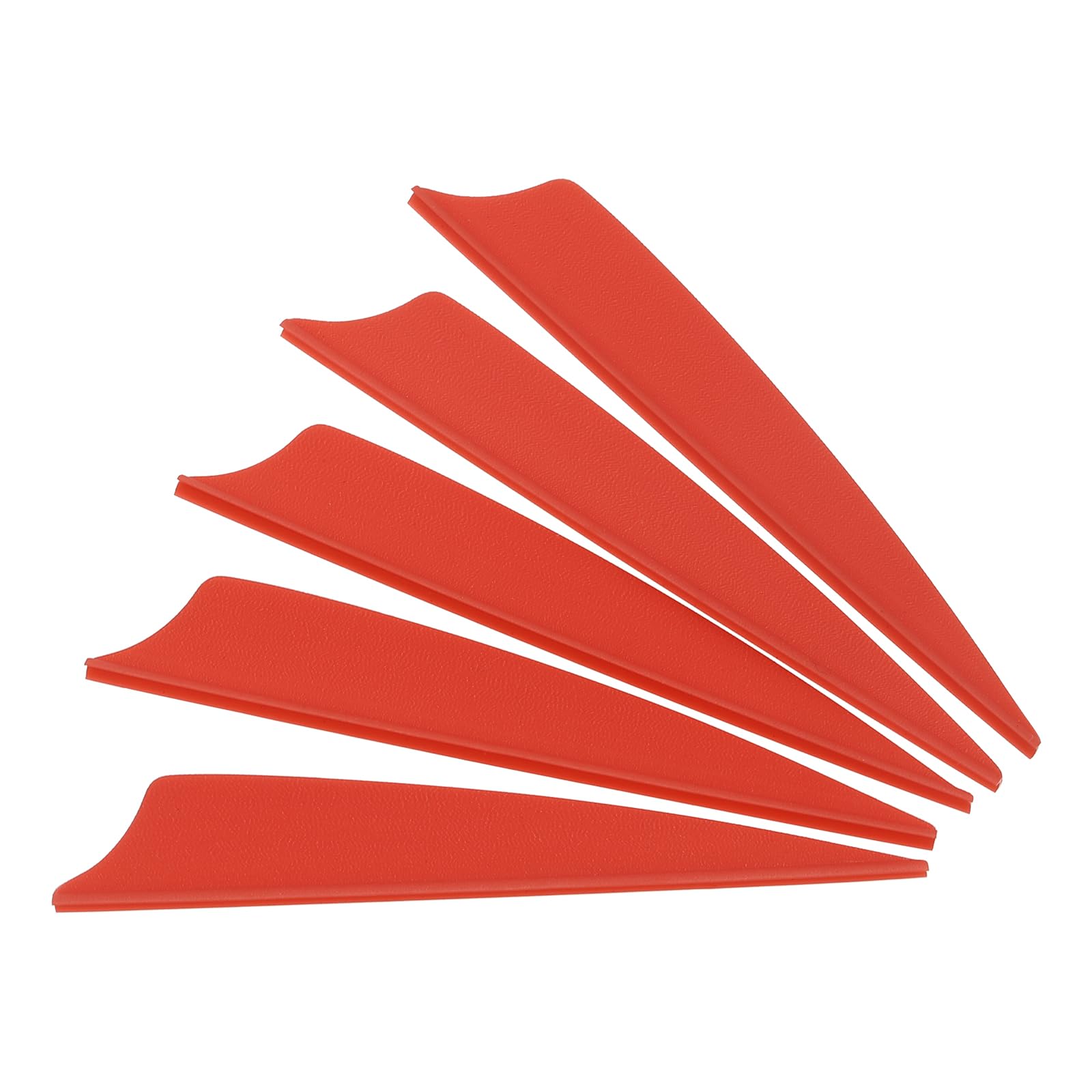 PATIKIL Arrows Vanes, 50 Pack 3 Inch Archery Fletching Arrow Fletch Wing with Shied Cut for DIY Hunting Target Shooting, Red