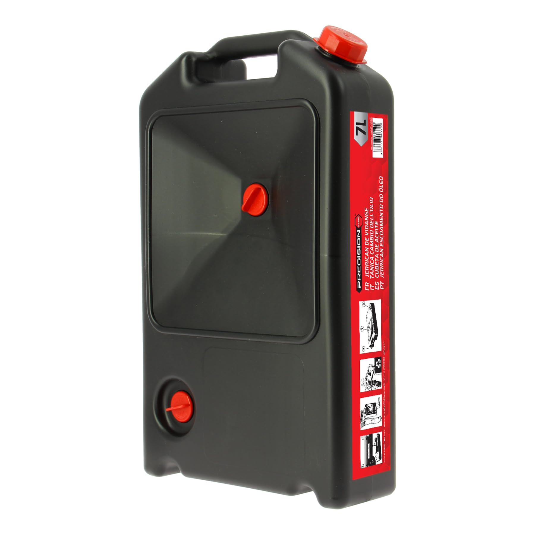 XL Tech 300110 Jerry Can with Drain Pan 7 L, Flat