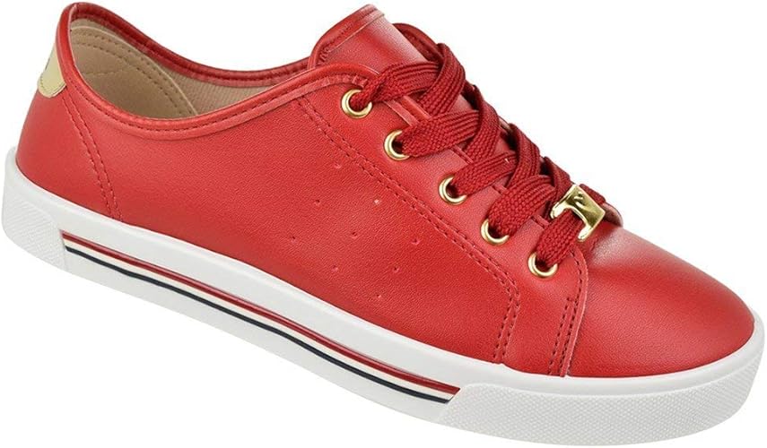 tenis molekinha vermelho