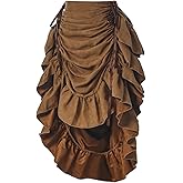 GRACEART Women's Victorian Steampunk Skirt Pirate Costume Burlesque