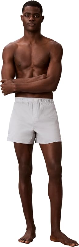 Boxer Trad 3pk 000nb4006a pour Homme, Noir/Turbulence/Brume Portuaire, L