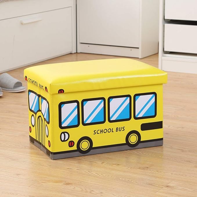 YLCJ Aufbewahrungshocker Klappbare Sitzbank Spielzeugkiste Zum Sitzen