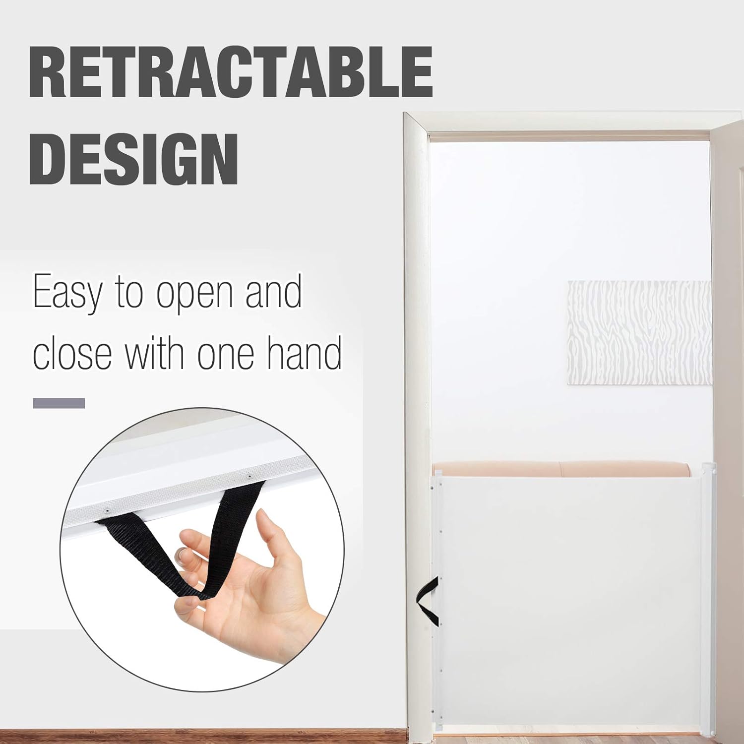 pawhut retractable safety gate