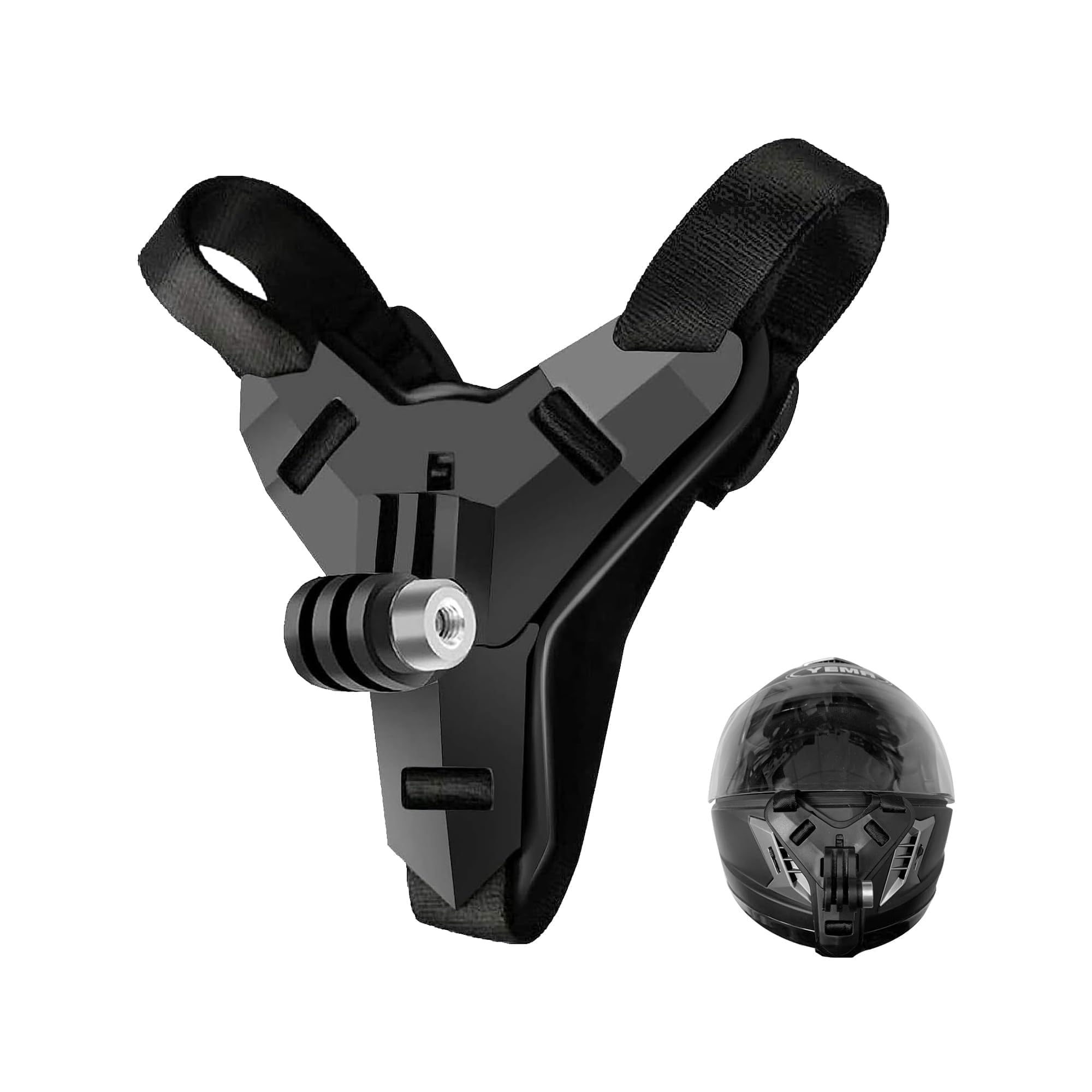 Motorcycle Helmet Mount, Chin Mount, Gopro Helmet Mount, Helmet Mount Actioncam for GoPro Hero 13/12/11/10/9/8/7/6/5, for Osmo Action, for Session, for SJCAM