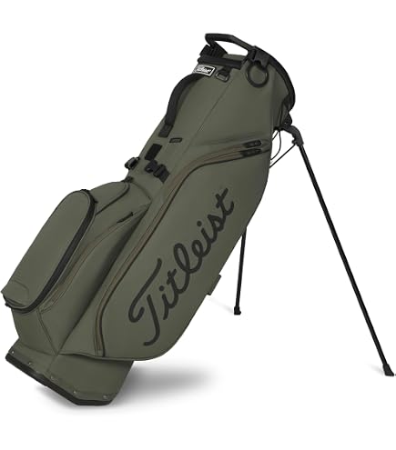 Amazon.com: Titleist Players 4 Carbon Stand Bag - Black : Sports