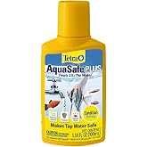 Tetra AquaSafe Plus 3.38 Ounces, Aquarium Water Conditioner And Dechlorinator