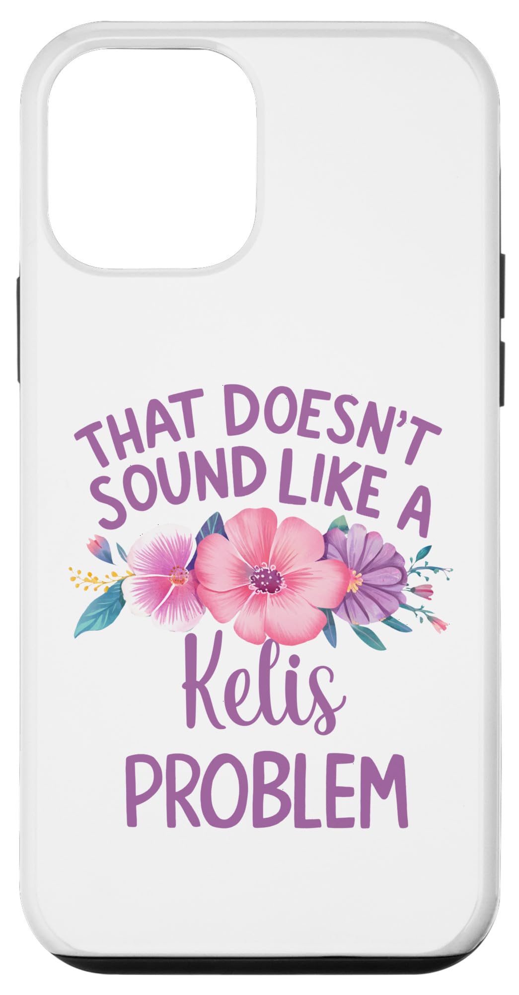 iPhone 12 mini Kelis Personalized Cute Flower Girls Kelis Name Case