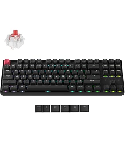 Amazon.com: Keychron K8 Tenkeyless Wireless Mechanical Keyboard