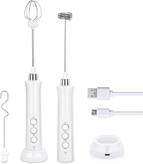 Amazon Gogowin 最新 ミルク泡立て器 Usb充電式 小型 電動泡立て器 3段階スビード調節 泡立て器 ワンタッチ操作 攪拌シャフト 3 コーヒー攪拌機 ミルクフォーマー ドリンクミキサー 立て式収納 ミルク泡立て器 オンライン通販 Amazon Gogowin 最新 ミルク泡立て器 Usb充電式 小型 電動泡立て器 3段階スビード調節 泡立て器 ワンタッチ操作 攪拌シャフト 3 コーヒー攪拌機 ミルクフォーマー ドリンクミキサー 立て式収納 ミルク泡立て器 オンライン通販