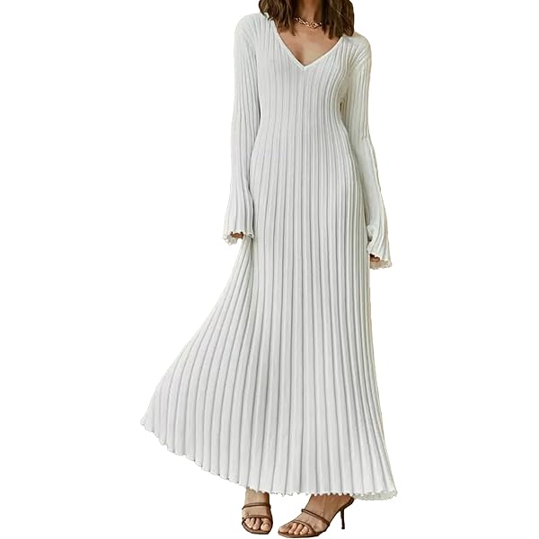 Women's 2024 Fall Sweater Dress Long Sleeve Square Neck Elegant Knit  Sweaters Pullover Bodycon Mini Dress at Amazon Women's Clothing store